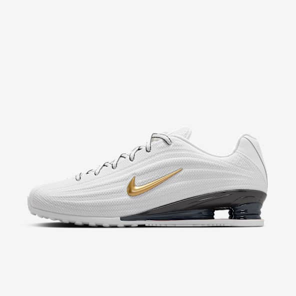 美品 ナイキ ショックス BB4 SHOX 27.5 ホワイト NIKE WH NIKE ナイキ ショックス BB4 SHOX OLYMPIC white/metallic